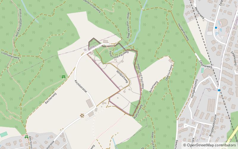 Wildpark Peter-und-Paul location map
