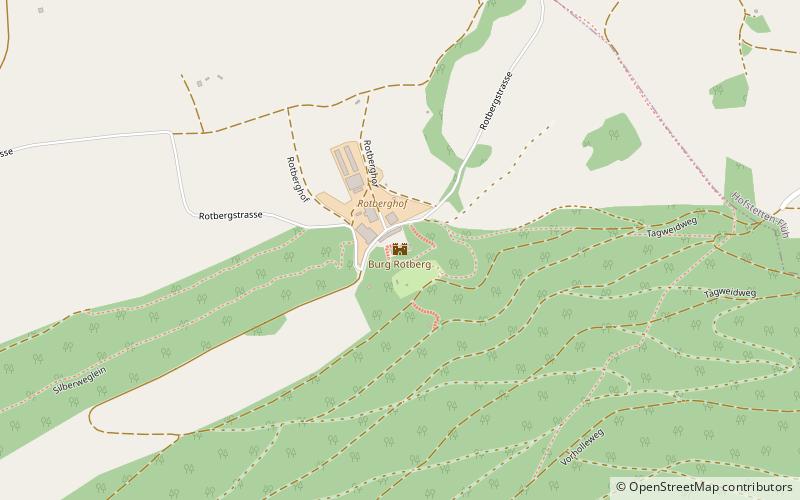 Burg Rotberg location map