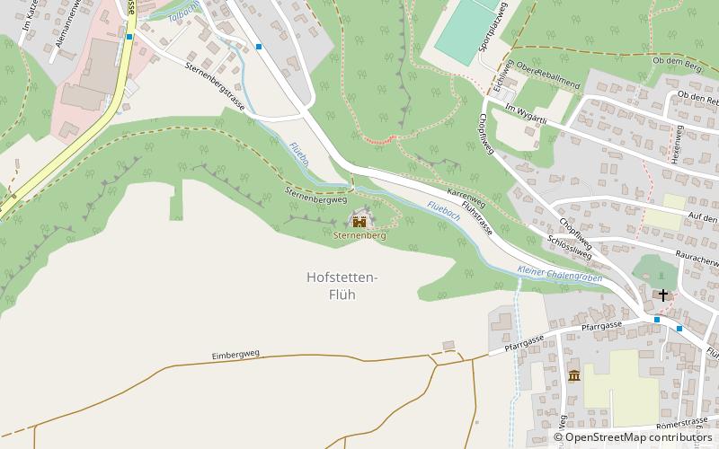 Ruine Sternenberg location map