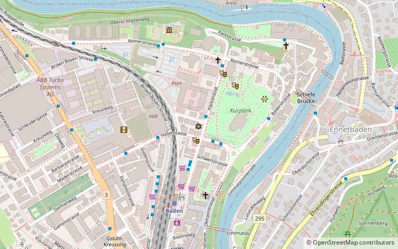 Synagogue de Baden location map