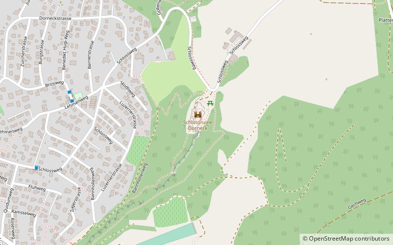 Dorneck Castle location map
