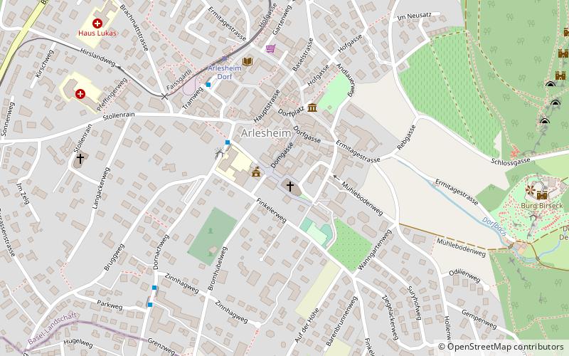 Arlesheimer Dom location map