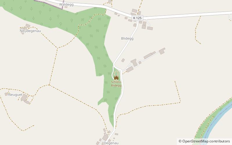 Bildegg Castle location map