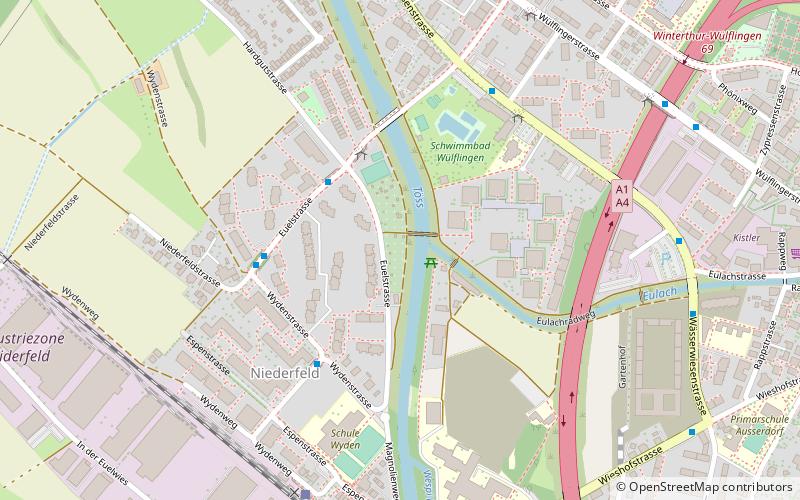 Wülflingen location map