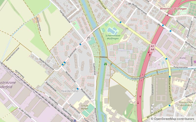 wulflingen winterthur location map