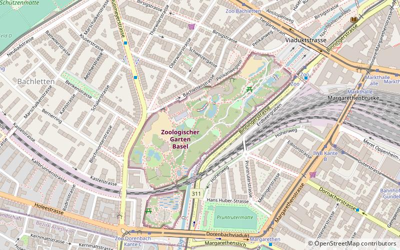 Developments at Zoo Basel location map