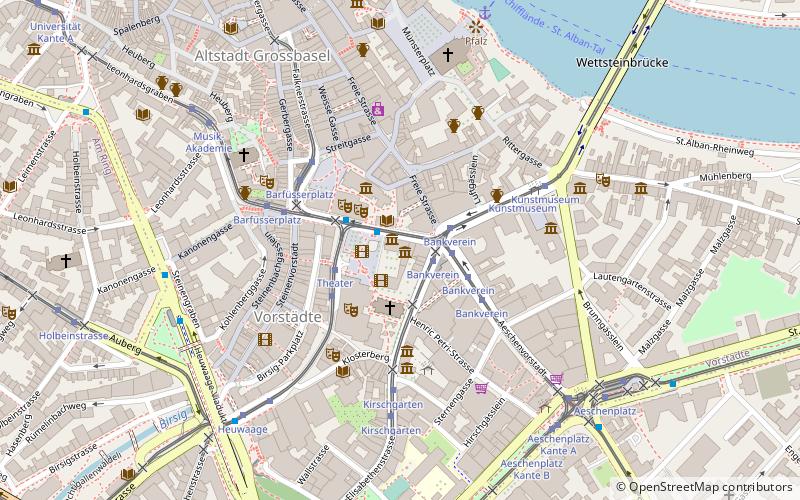Kunsthalle Basel location map