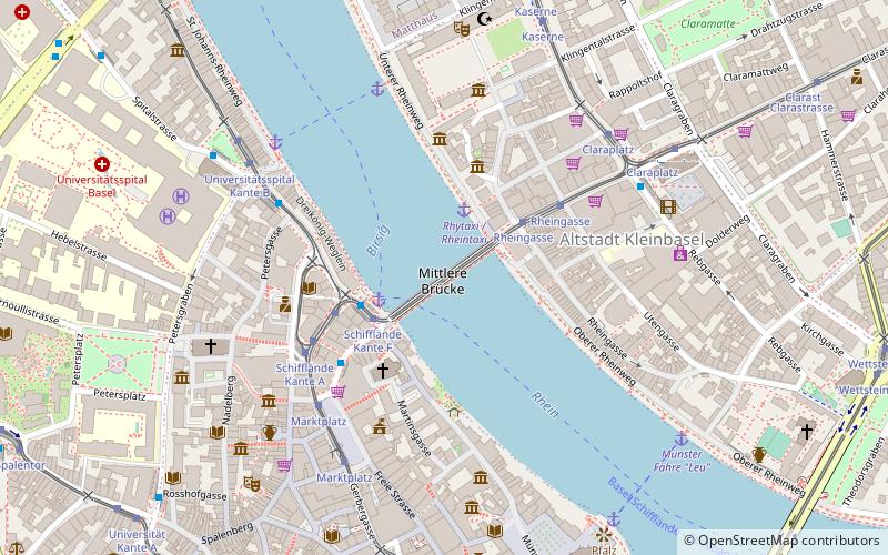 Mittlere Brücke location map