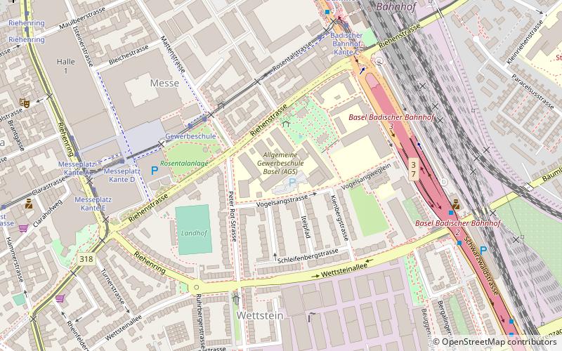 Schule für Gestaltung Basel location map