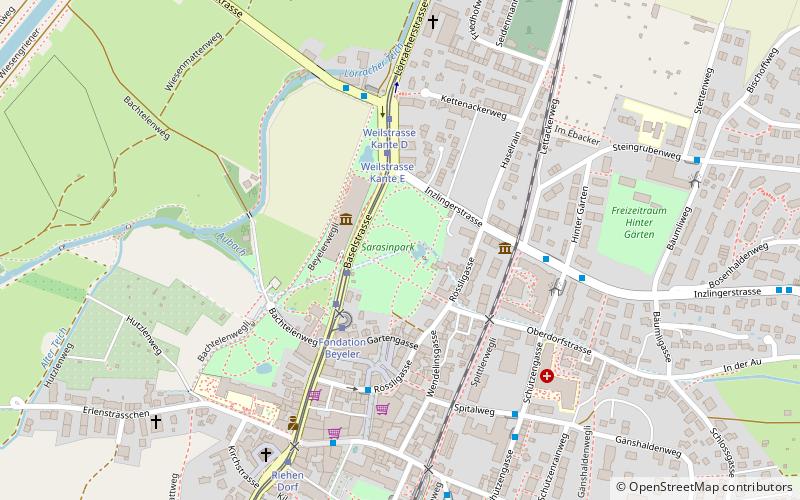 Sarasinpark location map