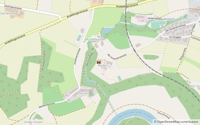 Wyden Castle location map