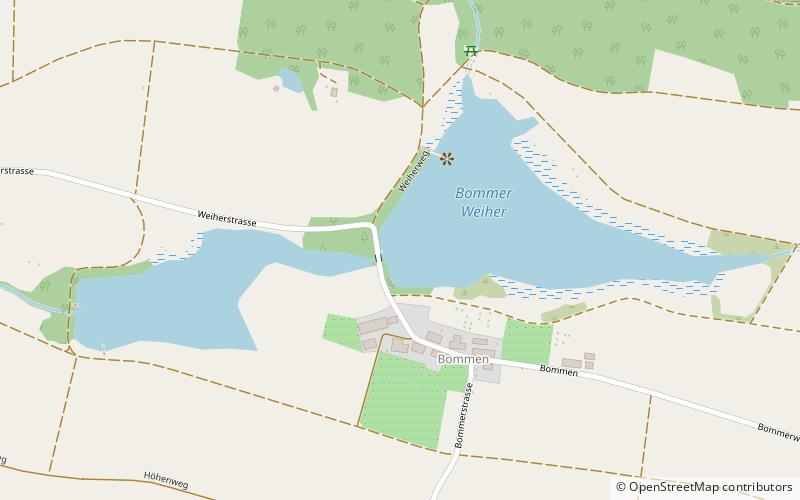 Bommer Weiher location map