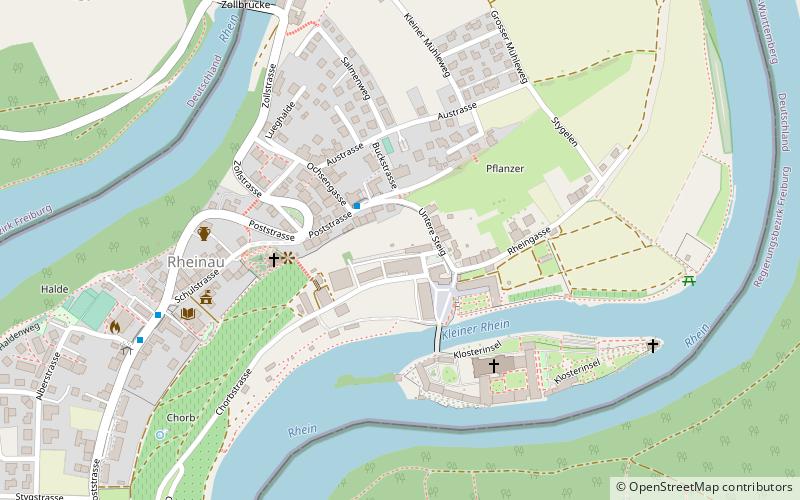 Rheinau ZH location map