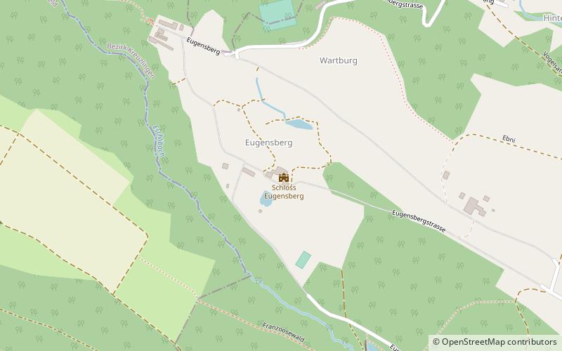 schloss eugensberg location map