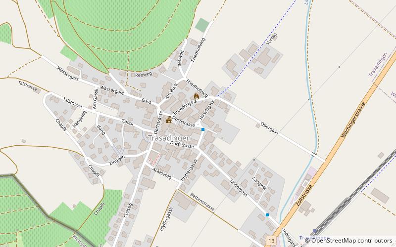 Trasadingen location map