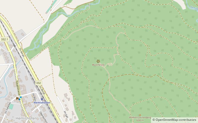 Ruine Wolkenstein location map