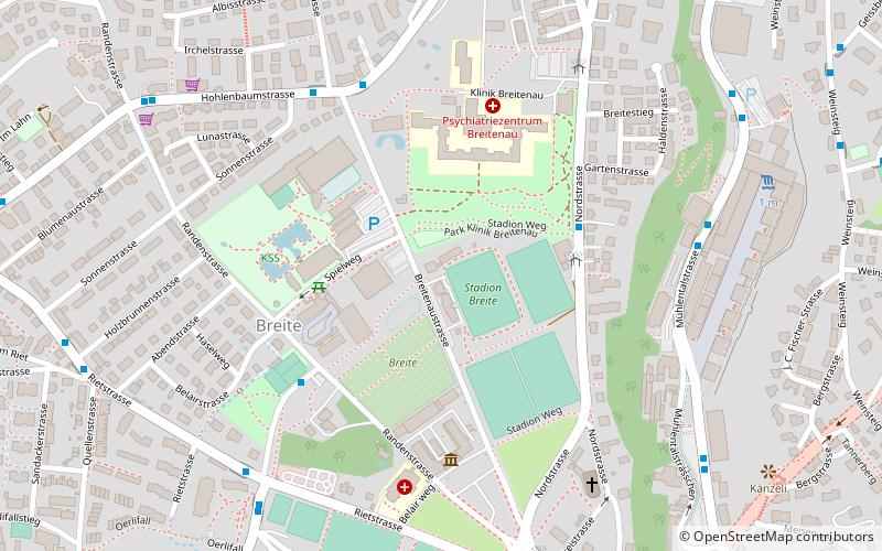 Stadion Breite location map