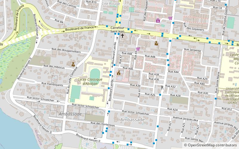 musee municipal dart contemporain abidjan location map