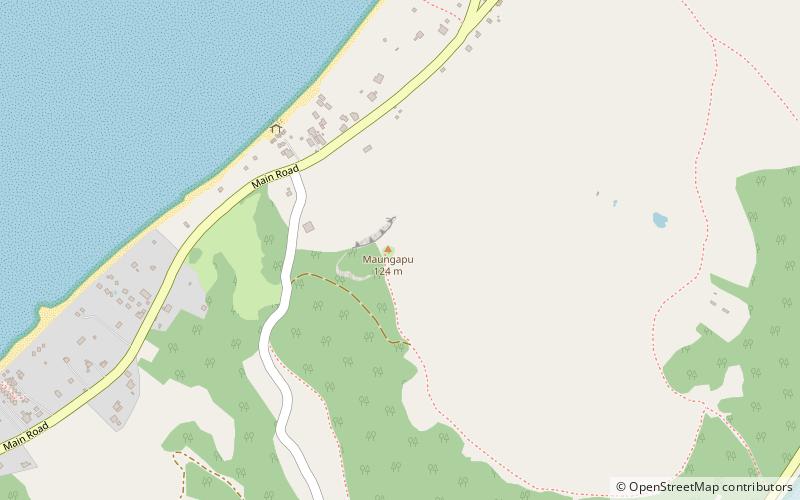 maungapu aitutaki location map