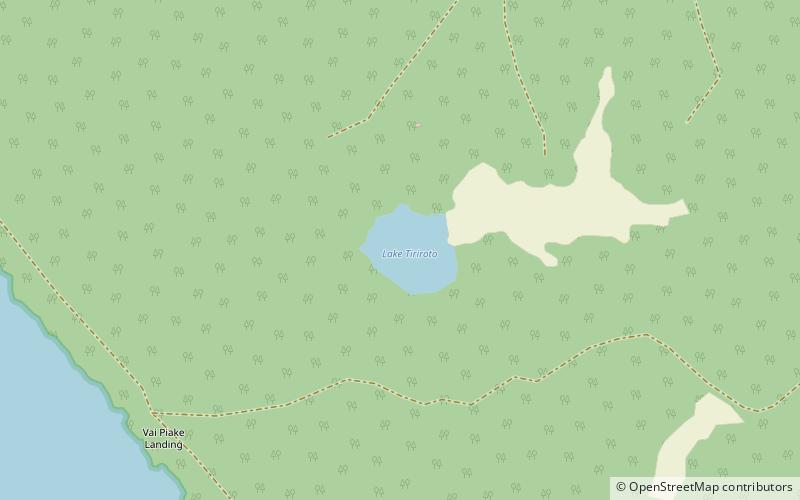 Lake Tiroto location map
