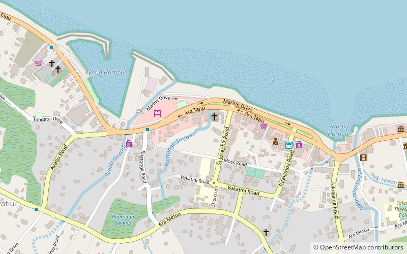 st josephs cathedral avarua location map