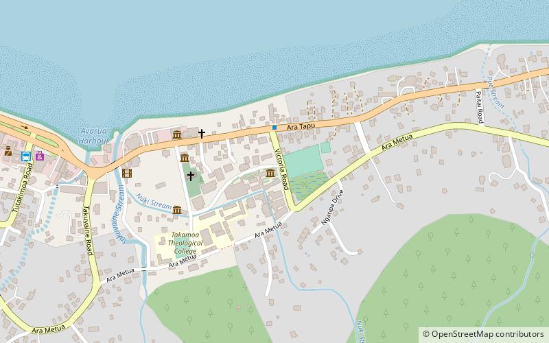 biblioteka narodowa wysp cooka avarua location map