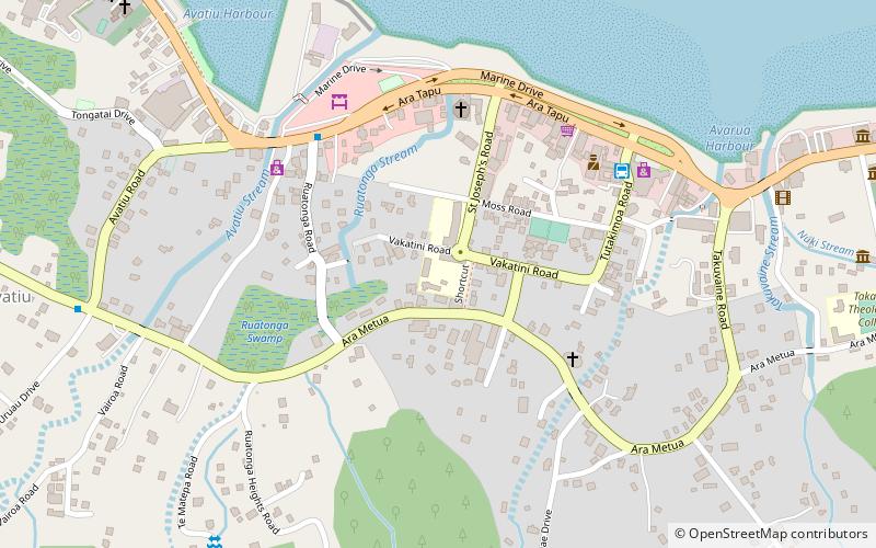 nukutere college avarua location map