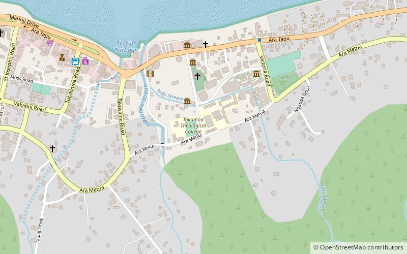takamoa theological college avarua location map
