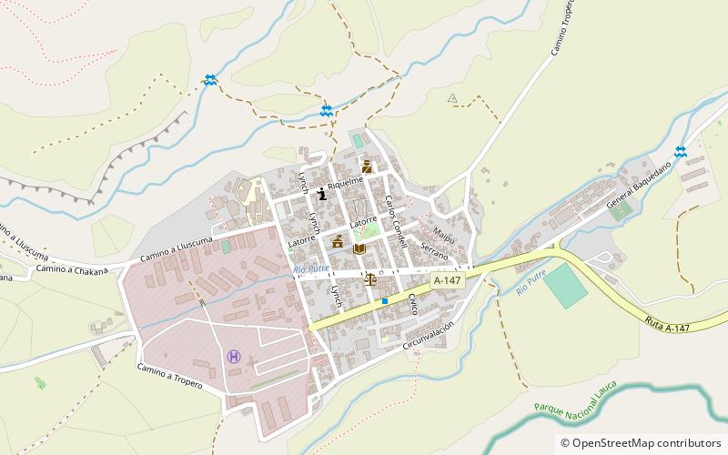 plaza de putre location map