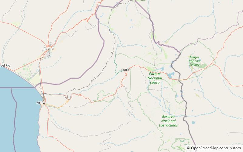 Chemins incas location map
