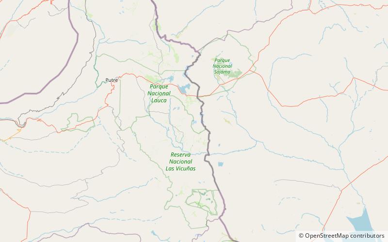 Guallatiri location map