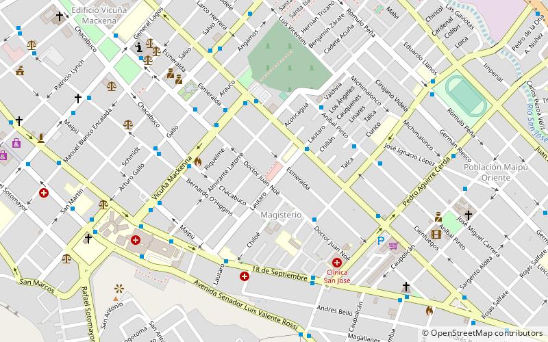 mercado benedicto arica location map