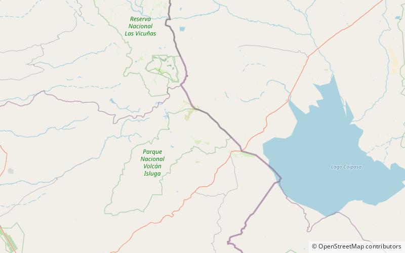Isluga location map