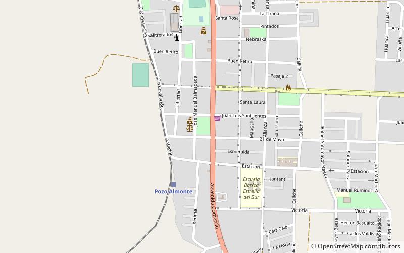 plaza pozo almonte location map