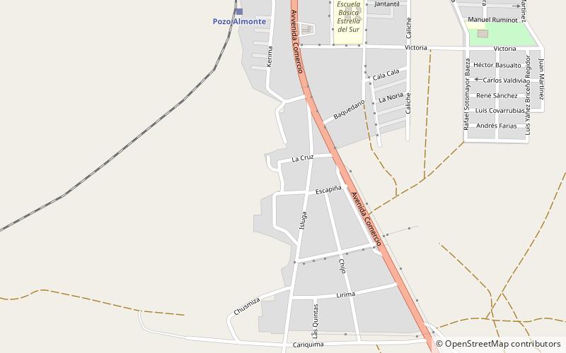 Pozo Almonte location map