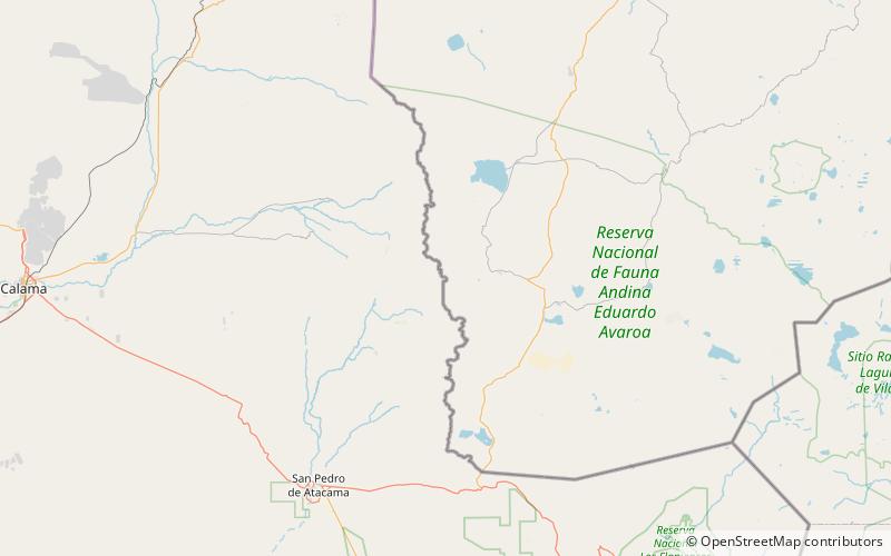Cerros de Tocorpuri location map