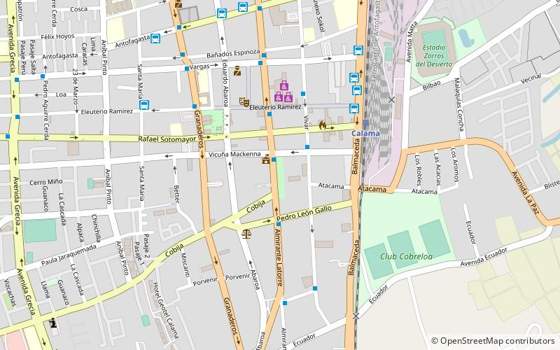 parque manuel rodriguez calama location map