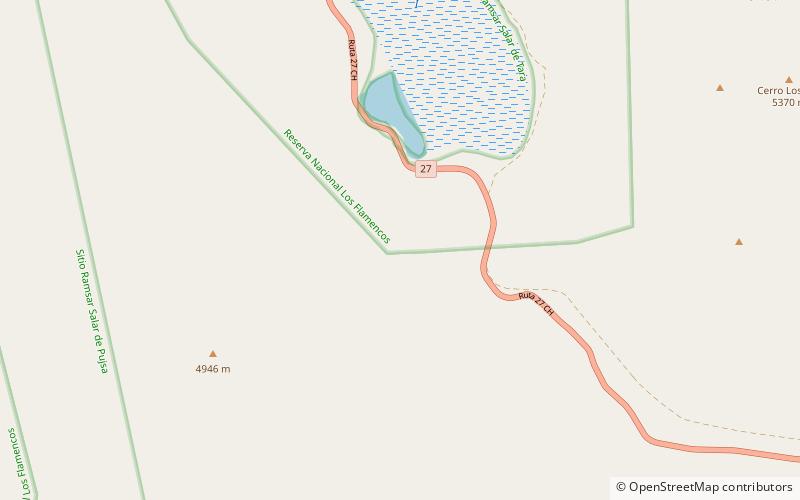 La Pacana location map