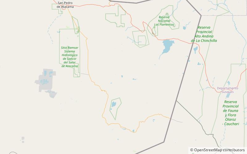 Lejía Lake location map