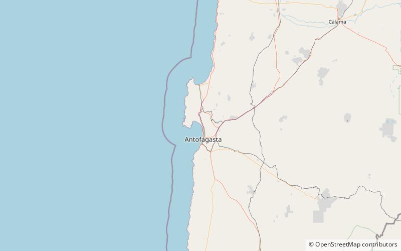 La Portada location map