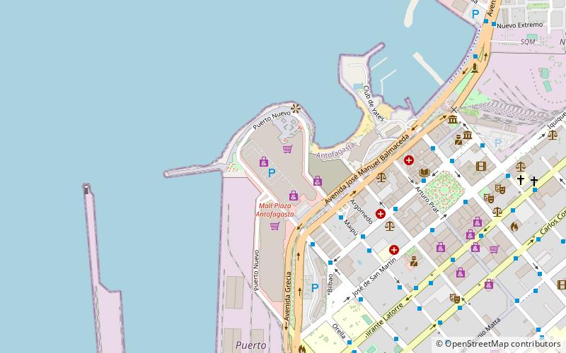 mall plaza antofagasta location map