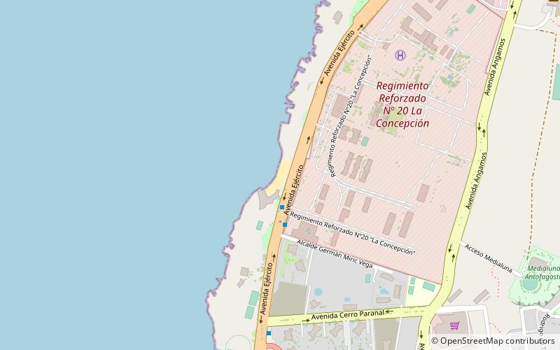 casino sub oficiales ejercito antofagasta location map