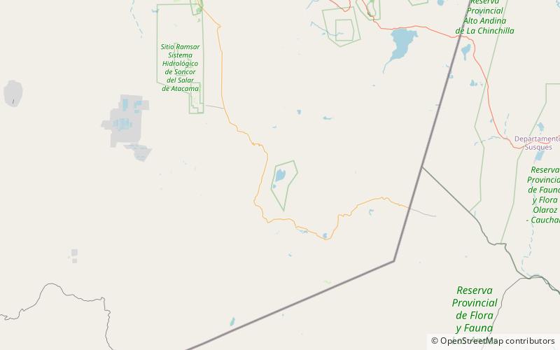 Miscanti Lake location map