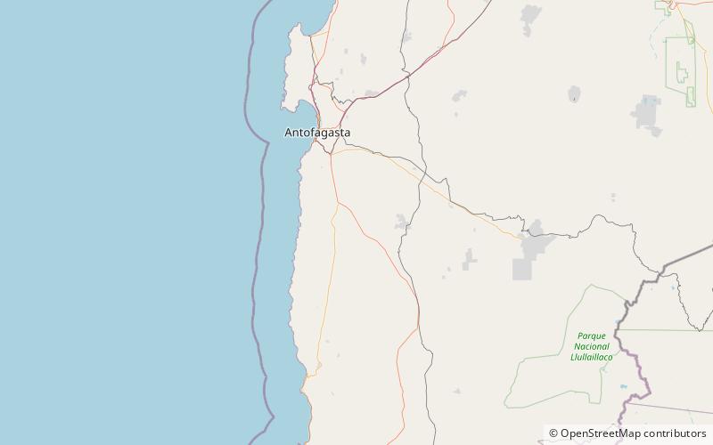 Mano del Desierto location map
