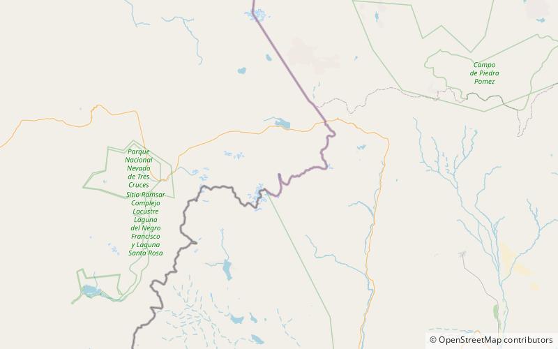 Volcán El Muerto location map