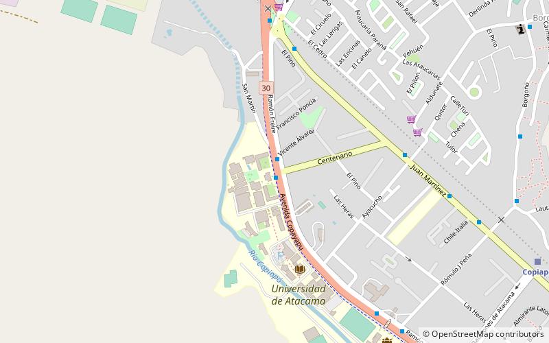 University of Atacama location map