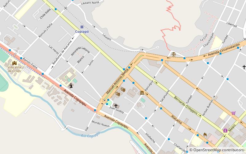 alameda copiapo location map