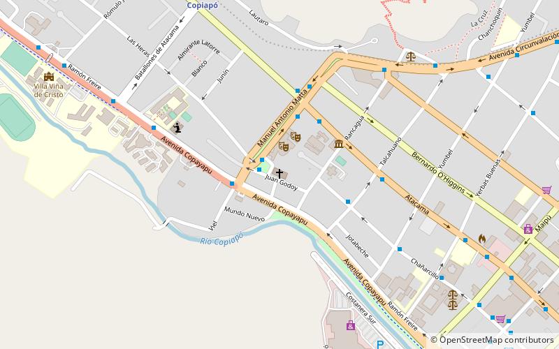 plaza de la iglesia copiapo location map