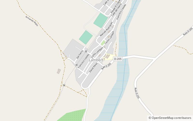 Fuerte Lambert location map