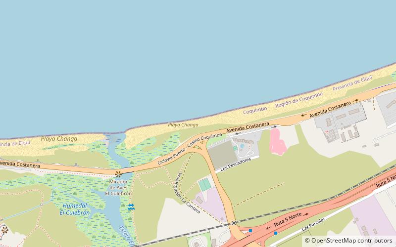playa changa coquimbo location map